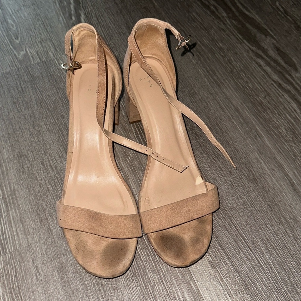 Worn Nude Heels